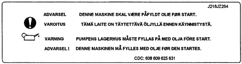 Det rekommenderas att en underhålls plan och schema införs. (Se sektion 6, Underhåll.) 1.7 Märkskylt och varningsetikett 1.7.1 Märkskylt För ytterligare info, se försäkran om överensstämmelse och ordererkännande.