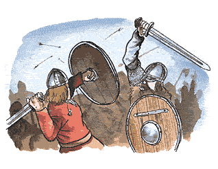 5 Vikingarna var kända för att vara ute och plundra. Men vikingarna var också handelsmän, hantverkare, berättare, och upptäcktsresande. Vikingarna talade samma språk över hela Skandinavien.