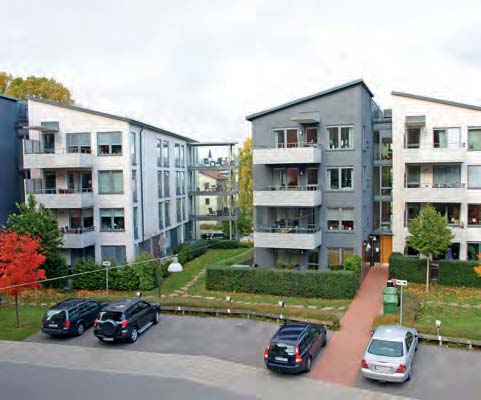 Grannskapet Fredsfors består i vårt arbete av fyra delar, två undersökningsobjekt med bullerutsatta bostadshus längs Karlsbodavägen och Bällstavägen och två referensobjekt med bullerskyddade