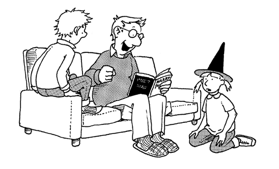 Många av oss föräldrar drar en lättnadens suck när barnen lärt sig läsa och vill börja läsa själva.