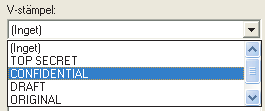 1 SKRIV UT Utskrift av en Vattenstämpel Du kan skriva ut en vattenstämpel som "KONFIDENTIELLT" på ditt dokument.