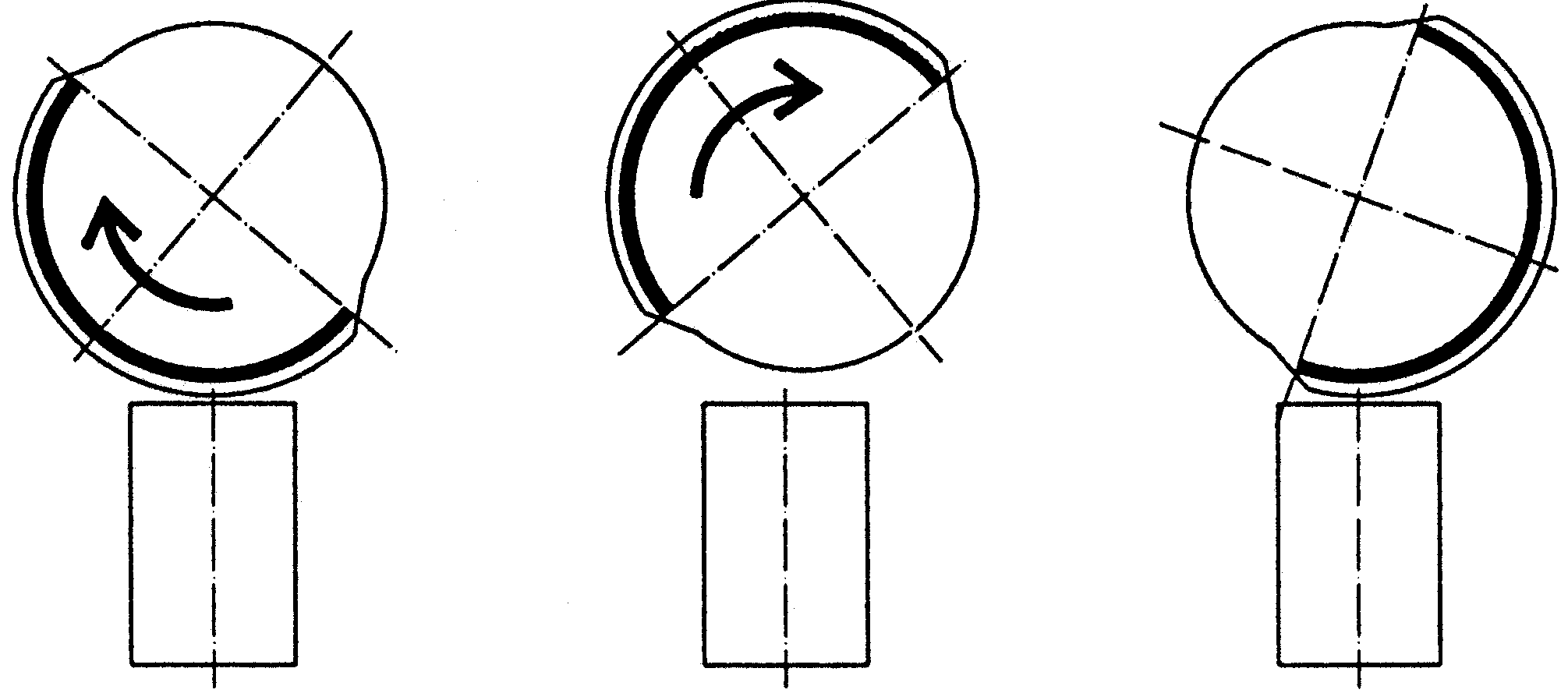 Stiftkonfiguratio nerna visar kopplingsschemana på monteringsplattan. Följ kopp lingsschemat med plintnummer, och vid anslutning av den övre givaren.