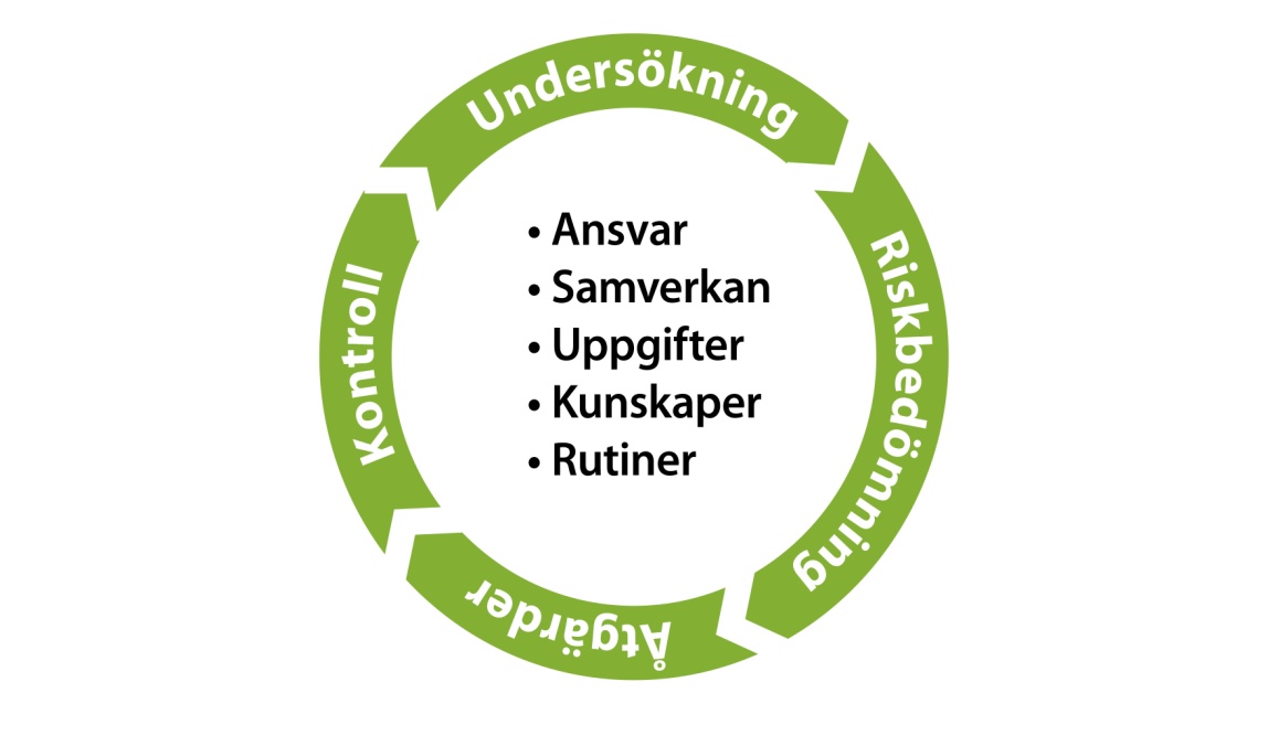 trollsföreskrifterna kom att ersättas av föreskrifterna om systematiskt arbetsmiljöarbete år 2001, AFS 2001:1 10 (SAM) 11. Bild 2.