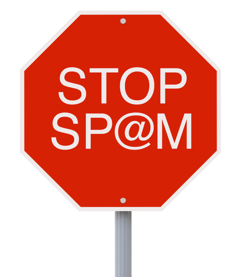 enkelt sätt att bli kvitt spam som skickas till dig.