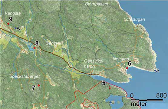 A Härnö Södra Fortsätt ut efter stranden så kommer du till fyren Härnö Södra. Här ute på udden är ett bra ställe för fågelskådning, främst fågelsträck på hösten.