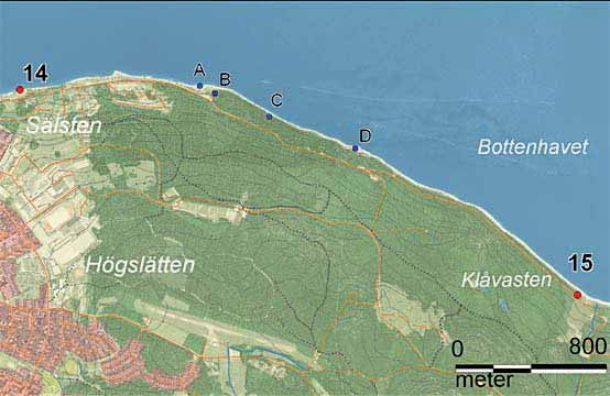 14 Sälsten Det här havsbadet lockar många besökare under sommaren, en av fördelarna är att det ligger alldeles i utkanten av staden. Här kan du välja att sola på gräsplan eller sandstrand.