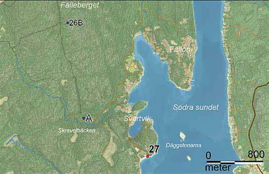 27 Badplats Frölandsanden i Svartvik Här finns en härlig badplats med vacker sandstrand där barnen kan leka.