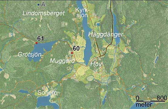 60 Muggärdsängen 61 Grötsjöns bad Tack vare sin speciella flora och artrikedom är denna äng klassad som ett riksintresse. Ängen slås varje år sedan 1989 av Naturskyddsföreningen i Härnösand.