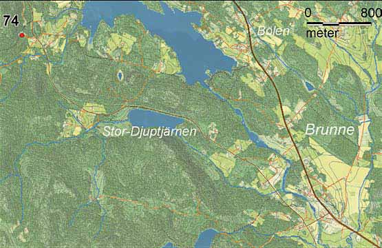74 Janne Vängmantorpet Här har Janne Vängman-sällskapet föreställningar och andra aktiviteter några veckor varje sommar. Torpet utgör ett delstopp på Janne Vängmanleden, läs mer om den på sidan 141.