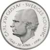 JUBILEUMSMYNT 1975-1999 43. Konung Carl XVI Gustaf 50 år 1996 44.