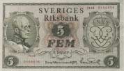 Sedeln, som utkom 1948, såldes till överkurs och förtjänsten gick till Gustaf V:s 90-årsfond för Sveriges ungdom.