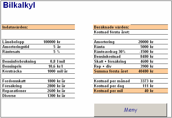 Kasta tärning: Använd funktionerna Rand()och Int()för att skapa slumptal mellan 1-6 för varje kast.