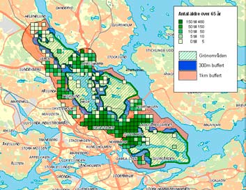 På så sätt får man en bild av antalet personer som bor där och hur befolkningsstrukturen ser ut i hela eller delar av närområdet.