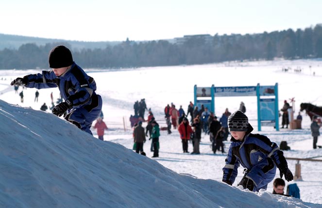 Östersund Vinterparken Vinterparken i Östersund är ett exempel på hur man kan använda säsongsbetonad samhällsstruktur för att främja fysisk aktivitet hos barn och vuxna.