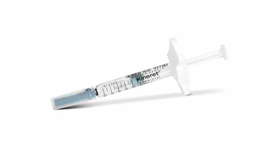 AFFÄRSOMRÅDE INFLAMMATION Möter ett ouppfyllt behov Sobis affärsområde Inflammation arbetar med att tillhandahålla Kineret till patienter som lider av reumatoid artrit, samt periodiska sjukdomar som