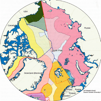 regional issues: boundaries and claims in the arctic Source: Durham University, IBRU Agreed boundary Median line (between States) Eastern Special Area Grey area (agreed fishing regime) between Norway