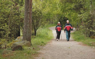 PLATS: I en skog nära dig Det gröna gymmet Genom att gå i ospårad terräng, över stock och sten, tränar man upp koordination, balans och får starka fotleder.