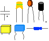 De kallas e (emitter), b (bas) och k (kollektor). Transistorn leder ström mellan kollektor och emitter, men bara om det kommer in en liten ström på basen.