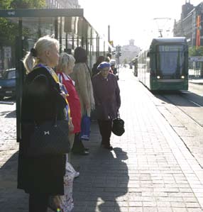 Helsingforsregionens ställning bland de bästa europeiska städerna för kollektivtrafikens del.