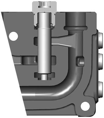 Innehåller endast anslutning för pump, tank och lastsignal. Inloppssektion AS2 CA/CL Kombiinlopp fungerar som mellaninlopp när är sammanbyggd med K17 eller K22 till en gemensam ventil.