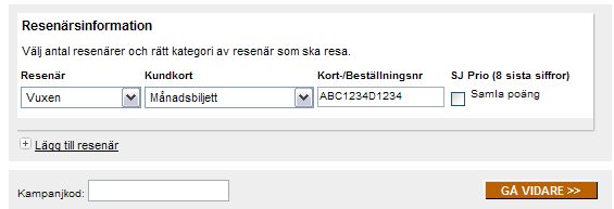 För mer information se www.sj.se. SJ Månadsbiljett Med SJ Månadsbiljett reser du obegränsat antal gånger mellan två orter med SJ-tåg i 30 dagar.