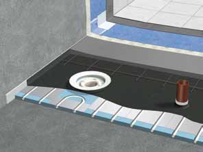 7.2.5.2:1 Läggning av vattenburen golvvärme Weber rekommenderar i första hand vattenburna golvvärmesystem med värmespridande plåtar i träbjälklag.