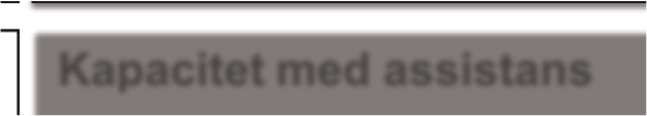 bedömningsfaktorerna genomförande, kapacitet, kapacitet med assistans och genomförande utan assistans Aktiviteter och delaktighet d4500.