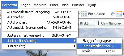 Reglera filkompressionen för jpg-formatet Övn 7 Tryck knappen Spara i fönstret Spara som. Nu öppnas ett nytt fönster, för reglering av jpg-formatets grad av kompression.