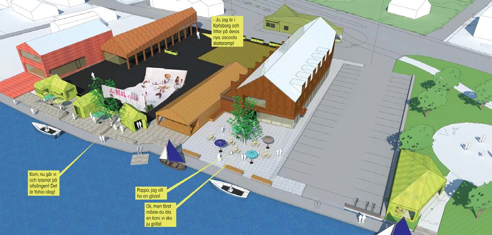 13. INSATSOMRÅDEN OCH DELPROJEKT 139 Camping, badplats Öl-tappen, rastplats Passagemöjlighet längs med stranden Kanalområdet Bryggpromenader Ställplatser för husbilar/uppställning av båtar Utökad