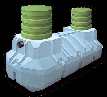 Tankar, brunnar och slamavskiljare Låga typgodkända slamavskiljare och slutna tankar med bra åtkomlighet och enkla att slamtömma.