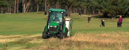 Naturvärden och biologisk mångfald En golfbana med 18 hål är ungefär 65-70 hektar stor och det är bara en liten del som utgörs av själva golfhålen med klippta ytor.