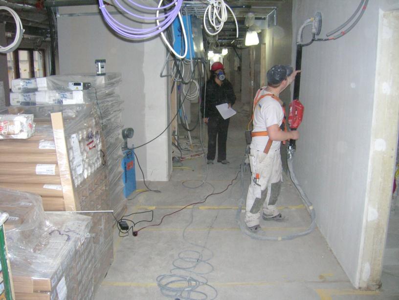 Bild 58. Spackelslipning.