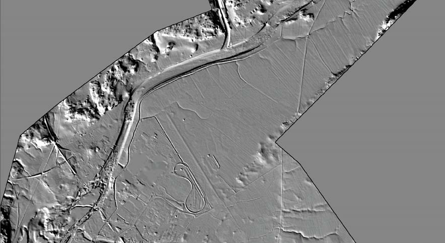 Bearbetning av Terrängmodell över Göta och Nordre
