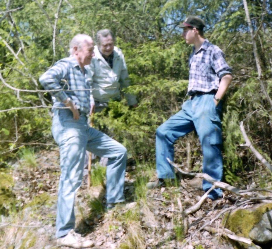 Karl Jonssons sonson, Valter Karlsson, Trålanda, har gjort en skiss på den gamla kvarnen.