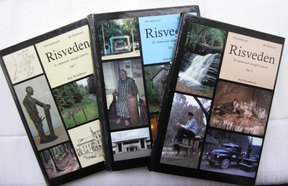 Björklunds böcker om Risveden, särskilt del 2 av Risveden, en västsvensk obygds historia (2006). Övrig i kvarntexten omnämnd litteratur framgår av litteraturlistan i slutet av rapporten.