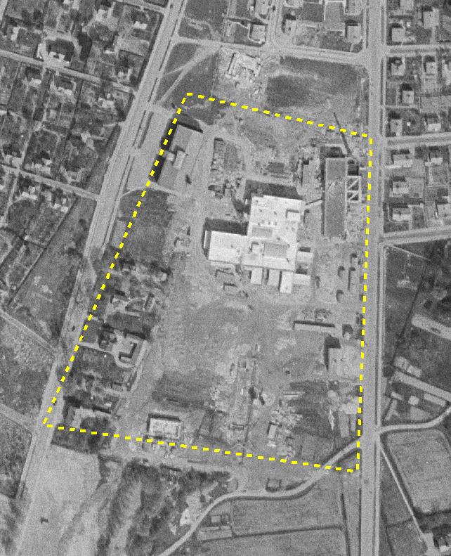 I början av 1950-talet bebyggdes stora delar av området och mejeriverksamhet börjar bedrivas. Verksamheten finns kvar fram till 2007.