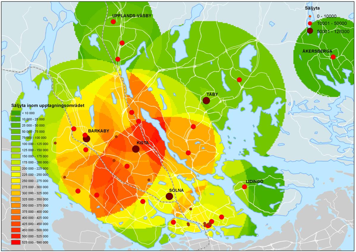 Det spektakulära eller det praktiska vinner En analys av konkurrensen visar att i närheten av Kista är konkurrensen extra intensiv.