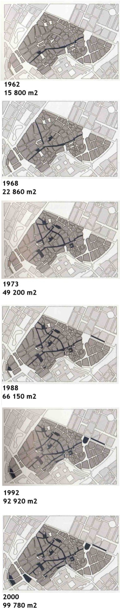 5.2 Jämförelser med Köpenhamn Köpenhamn är ett exempel på en stad som i stadskärnan har förändrats mycket sedan i början 1960-talet.