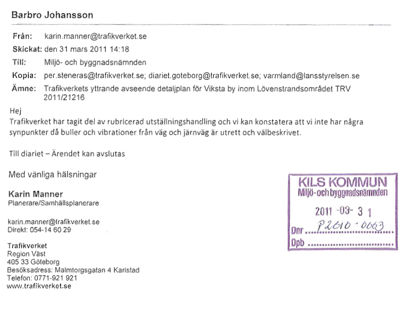 REGIONALA YTTRANDEN