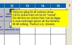 Notera att det också finns snabbkommandon för vissa funktioner, till exempel Ctrl+G för att beräkna pris (håll nere Ctrl-tangenten och tryck samtidigt på G).