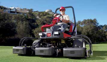 FUNKTIONER Skonsam för gräsmattan Däcken på jämförbara maskiner lider av hög kantlast, vilket kan påverka klippresultatet negativt.