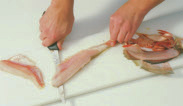parallellt med fisken inte igenom