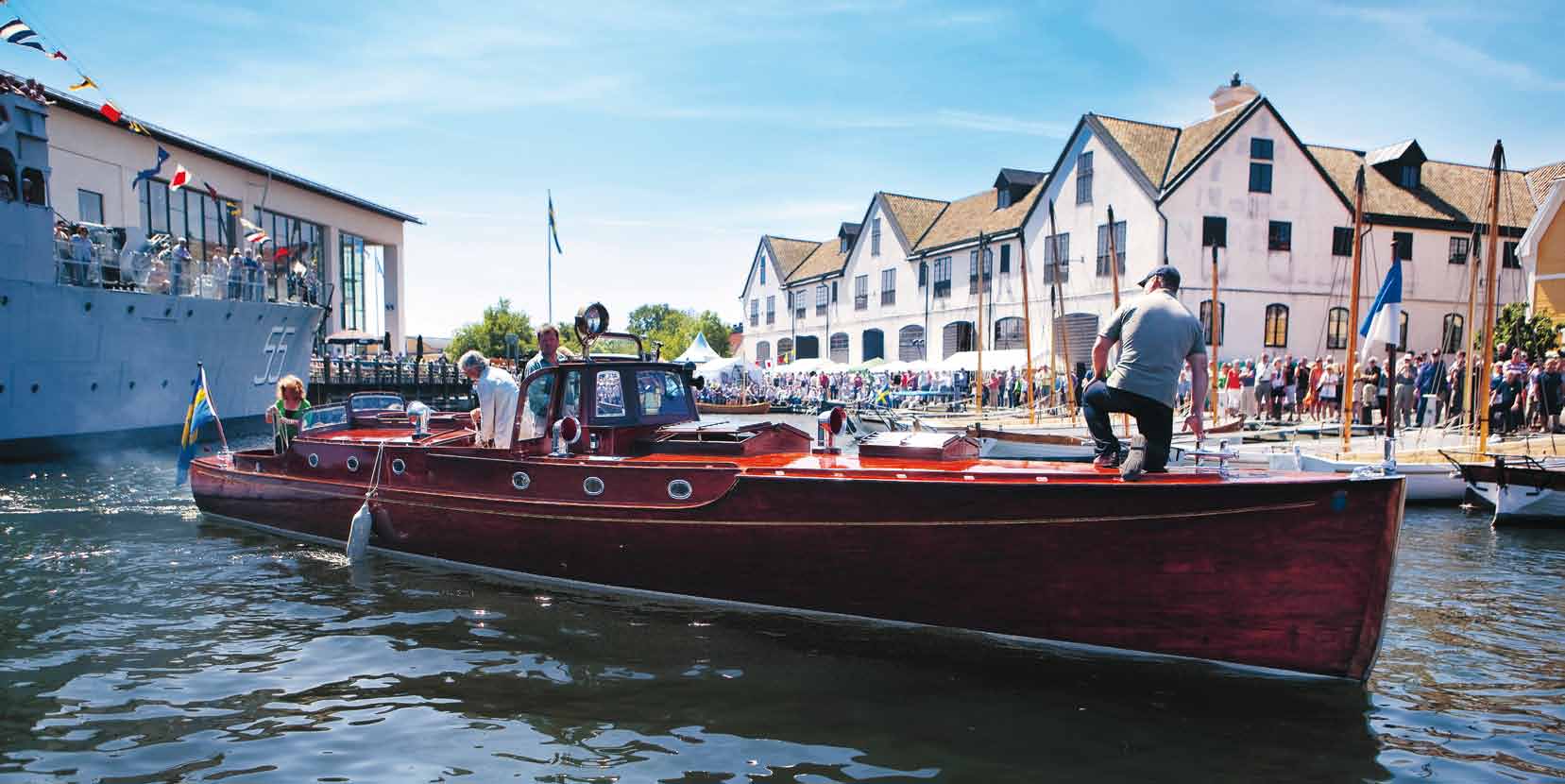 Läget gör Karlskrona till en populär sommarstad som