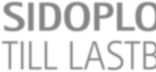 SIDOPLOG TILL LASTBIL En investering du inte ångrar! Detta är plogen som dubblar effektiviteten på plogbilen.
