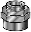 Kabelförskruvningar Fabrikat: SIB, Hawke EE d/e-plugg i metall Kontramuttrar, plast E-zon: 1/2 och 21/22 Material: Förnicklad mässing Godkännande: ATEX E II 2 GD, EE d och e II, IP 68, -60 C till +80