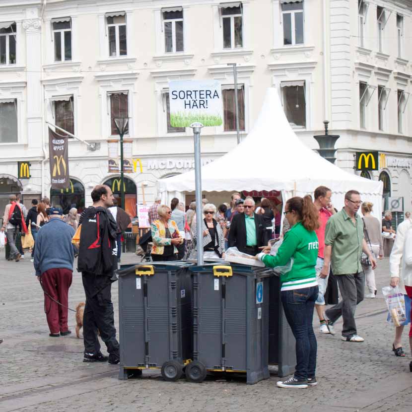 Avfall Under ESC vill vi ha rent och fint i Malmö. Nedskräpning och oordning inbjuder till ytterligare nedskräpning och skadegörelse.