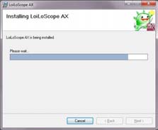 1. Starta LoiLoScope EX/AX/FX Jos Käyttäjätilien hallinta-ikkuna tulee näyttöön, valitse "Kyllä" (for Windows 7).