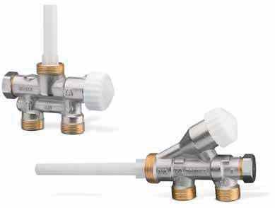 Radiatorkoppel RADIETT, RENOVETT Termostatisk radiatorventil 1- och 2-rör Tryckhållning & Vattenkvalitet Injustering & Reglering Rumstemperaturreglering