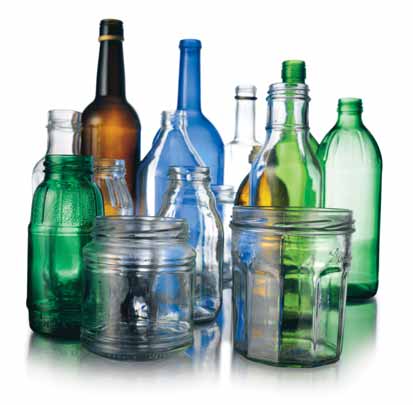 GLASFÖRPACKNINGAR Glas går att återvinna hur många gånger som helst. Utan att kvalitén försämras, och det krävs mindre energi att återvinna gammalt glas än att göra helt nytt glas.