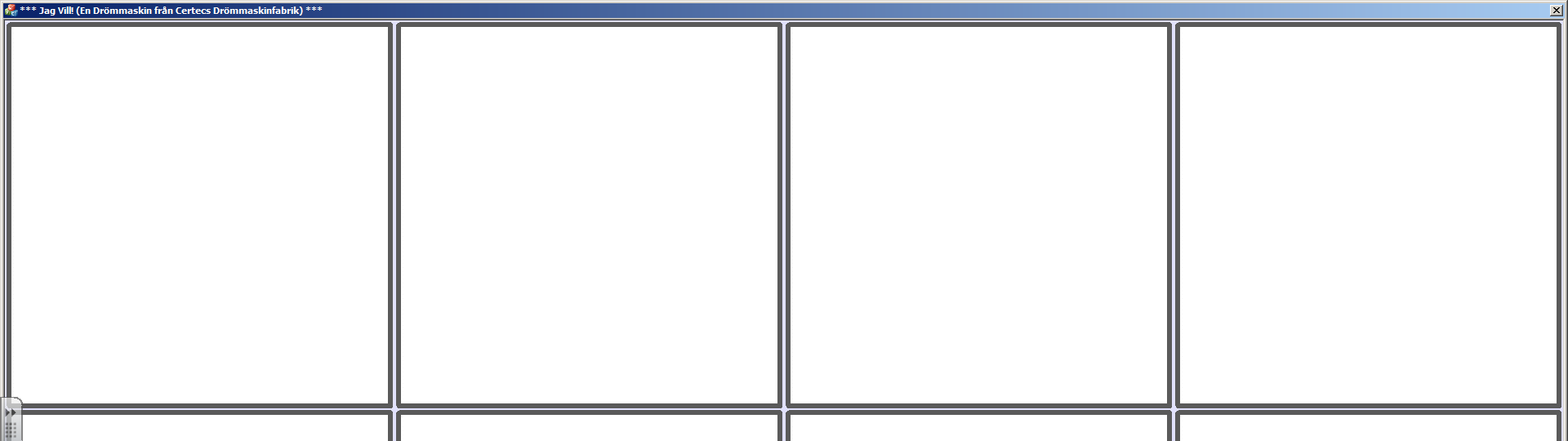 * se mer om Arkivmappen på sid 5 nederst Jag Vill anpassas utifrån den tomma mallen. Att UserData mappen är tom är inte korrekt.